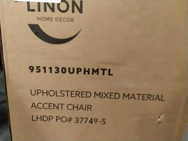 Cushioned Metal & Wood Accent Arm Chair Gray/black - Hearth & Hand With Magnolia