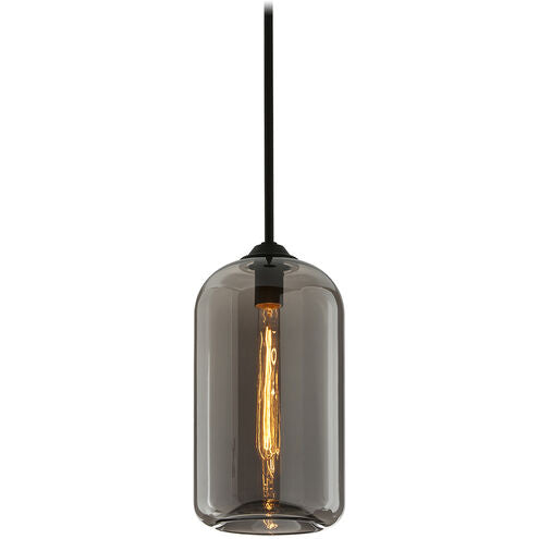 Troy Satin Black District Single Lights