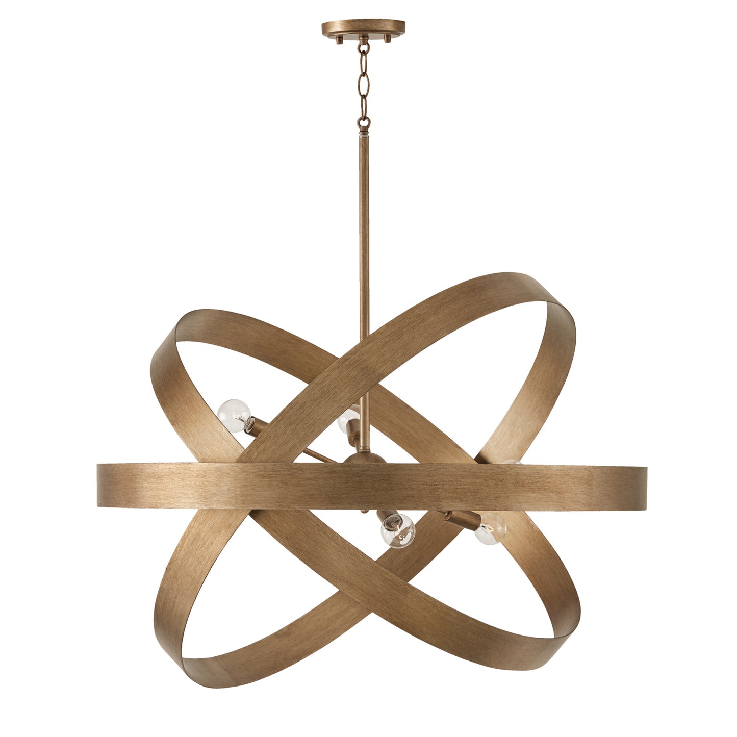 Capital Lighting 439061ML Jude 6 Light 32" Wide Chandelier
