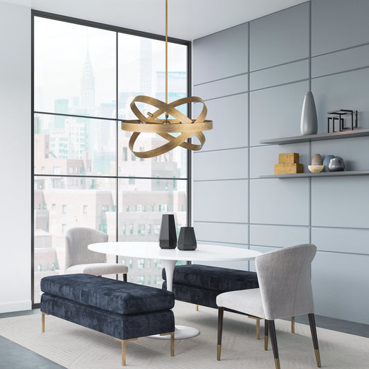 Capital Lighting 439061ML Jude 6 Light 32" Wide Chandelier