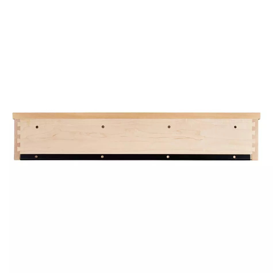 Signature Hardware Nadiya 30" Wall-Mount Single Basin Vanity Set Unfinished Maple