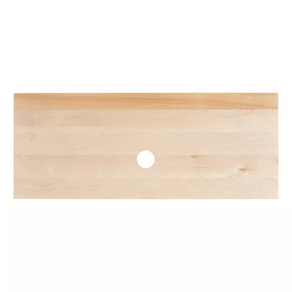 Signature Hardware Nadiya 30" Wall-Mount Single Basin Vanity Set Unfinished Maple