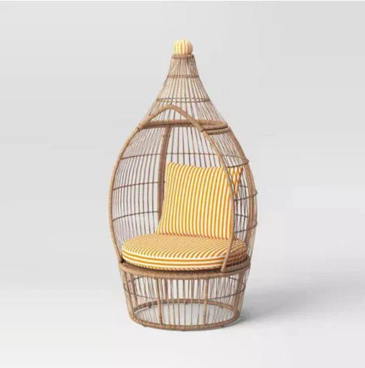 All Weather Rattan Pod - Brown - Opalhouse