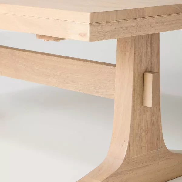 OPEN BOX SALE!  Pedestal Wood Coffee Table - Natural - Hearth & Hand with Magnolia