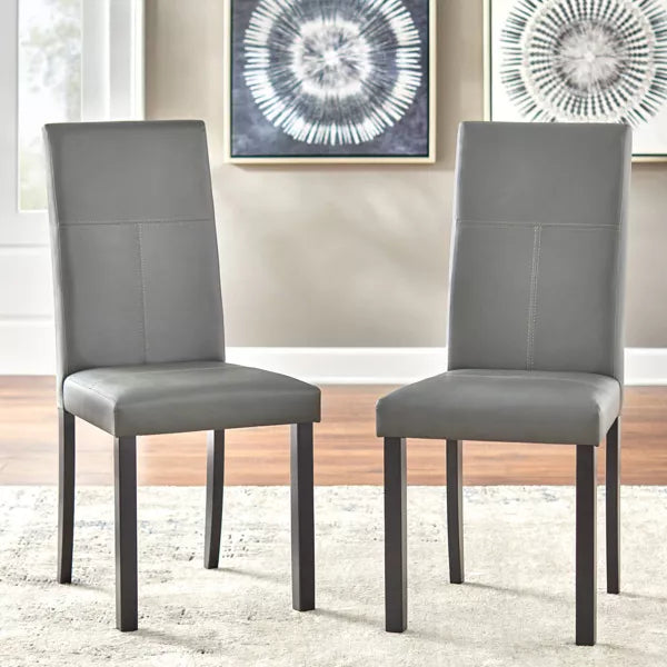 Set of 2 Newark Parson Gray Dining Chairs - Buylateral