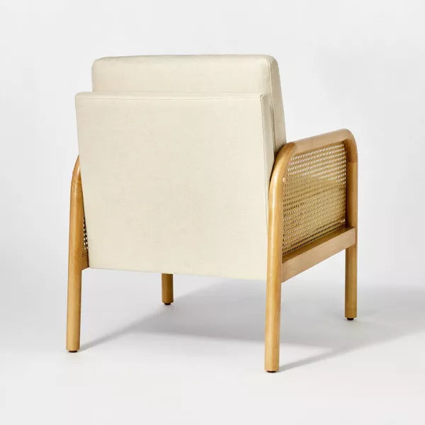 Cane Accent Chair, Cream - Threshold designed with Studio McGee