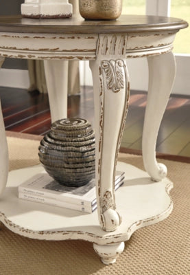 Realyn End Table White/Brown - Signature Design by Ashley