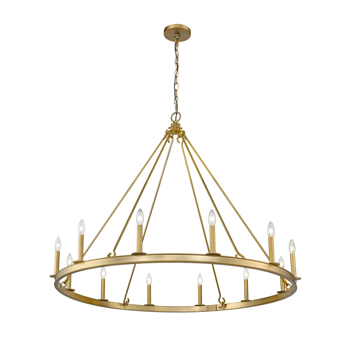 Bellevue ZCH34506ODEB Marian 12 Light 48" Wide Taper Candle Chandelier