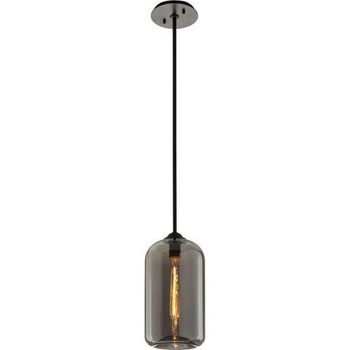 Troy Satin Black District Single Lights