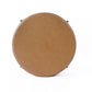 Modern Round Ottoman Caramel Faux Leather - HomePop